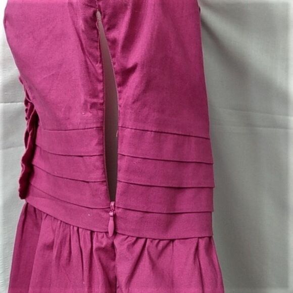 Rampage Women's Magenta Cap Sleeve Ruffled Peplum Blouse Size Medium NWT - Picture 11 of 14